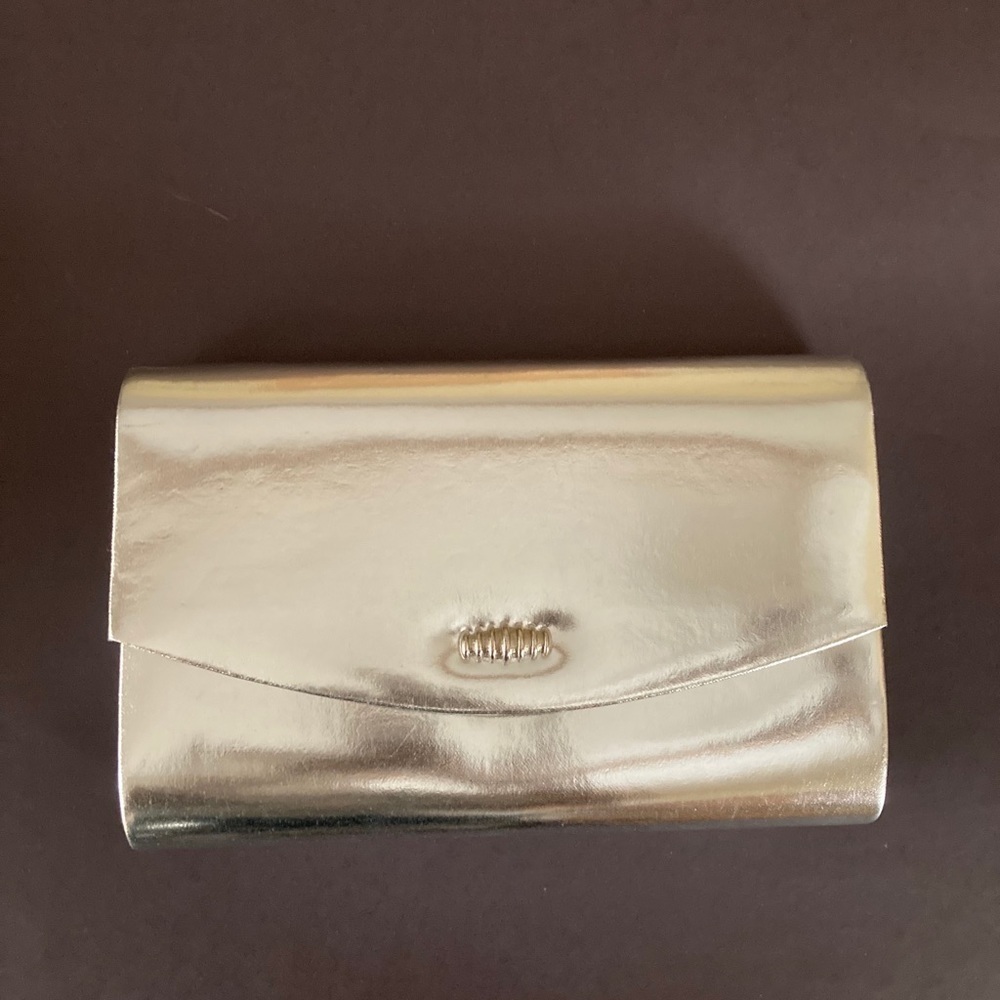 Silver Mettalic Mini Purse